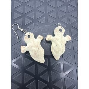 Beautiful Vintage Glow In The Dark Ghost Earrings